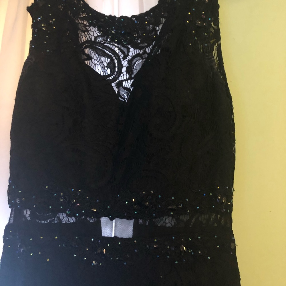 Long black dress